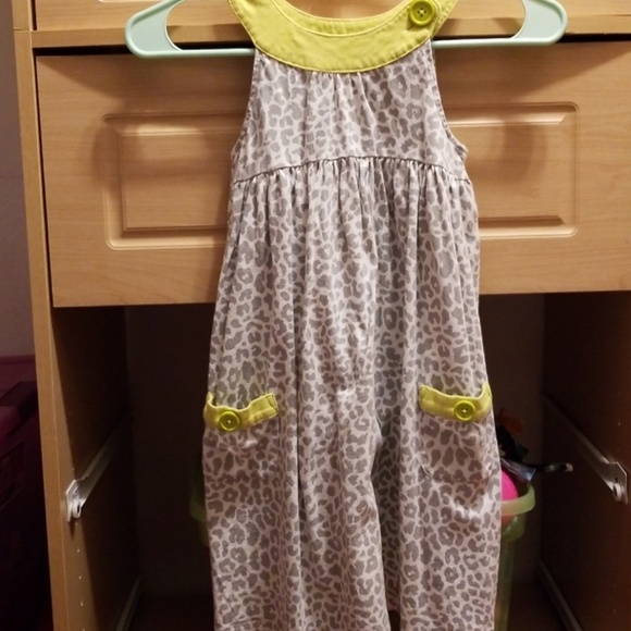 Other - Carters gray leopard print jumper with lime green